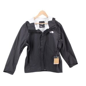 NWT The North Face Venture 2 Jacket Mens M Black Waterproof Rain Hooded Coat